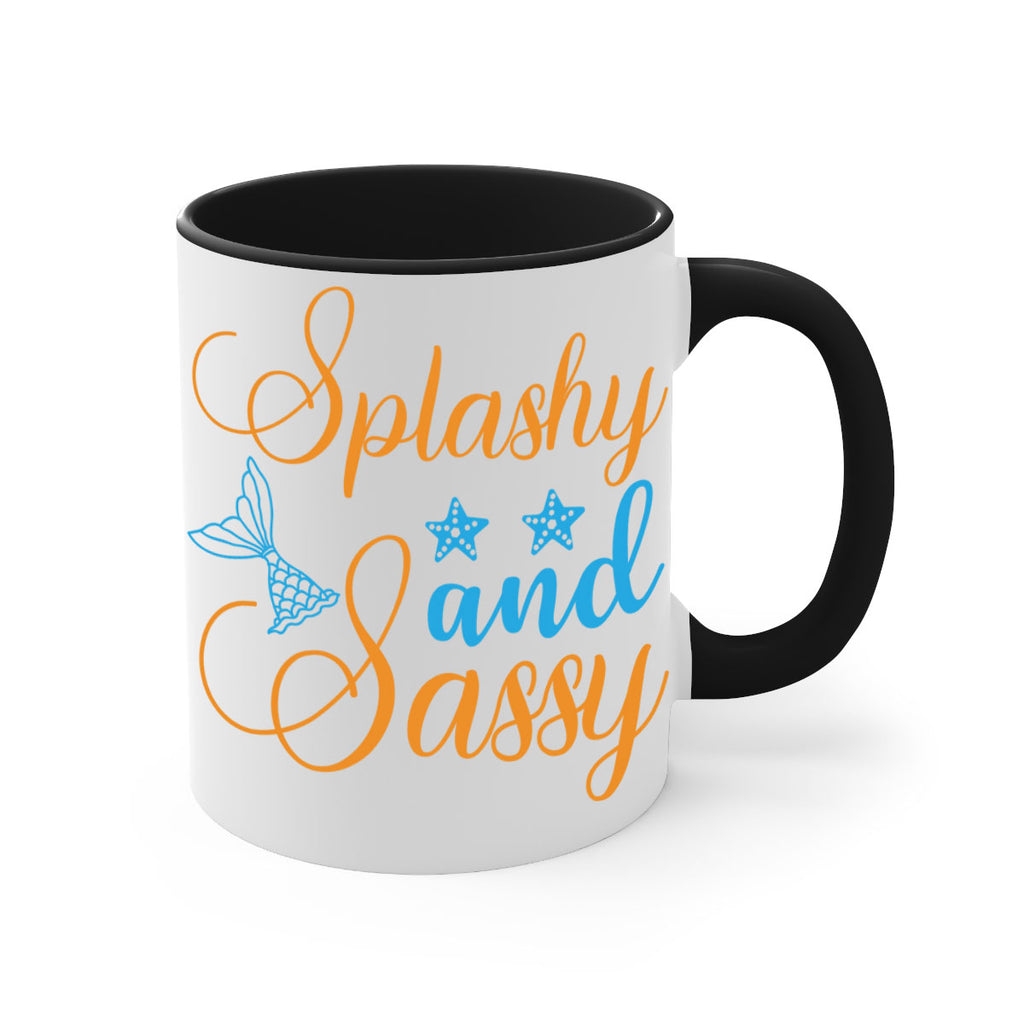 Splashy and Sassy Design 625#- mermaid-Mug / Coffee Cup