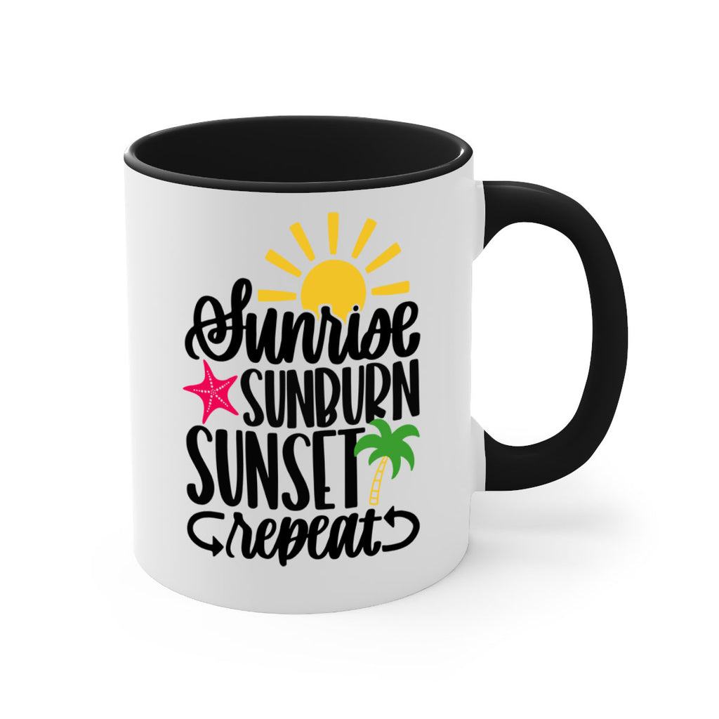 Sunrise Sunburn Sunset Repeat Style 16#- Summer-Mug / Coffee Cup