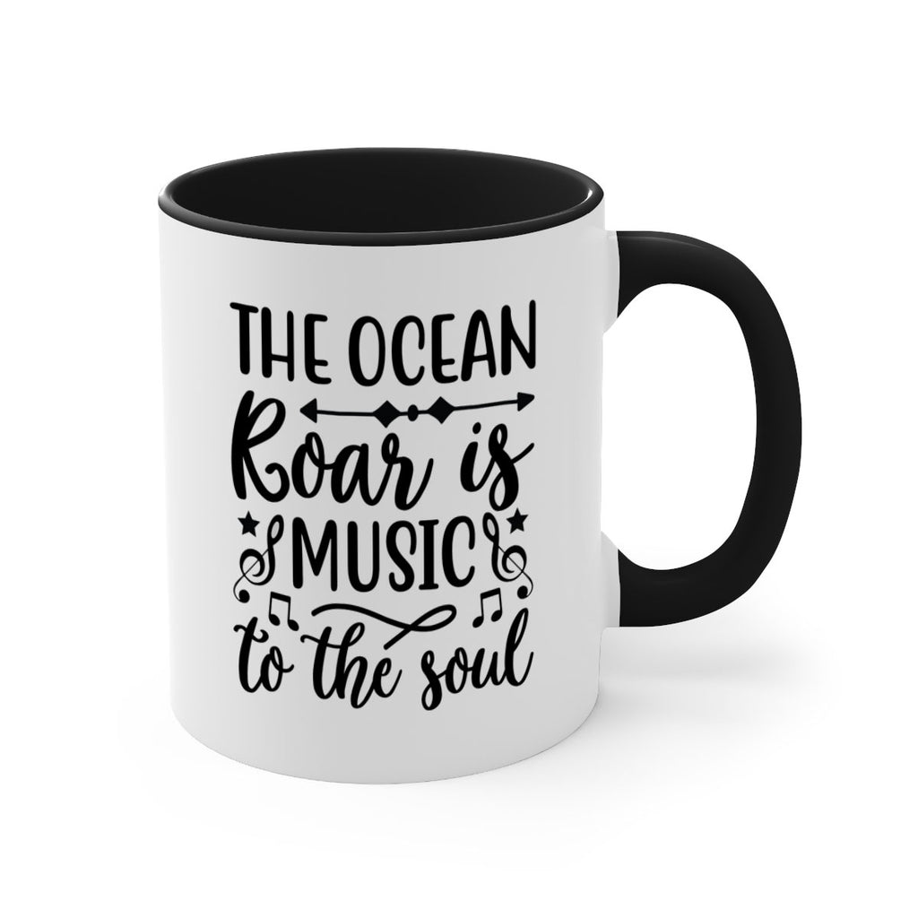 The ocean roar is music 631#- mermaid-Mug / Coffee Cup