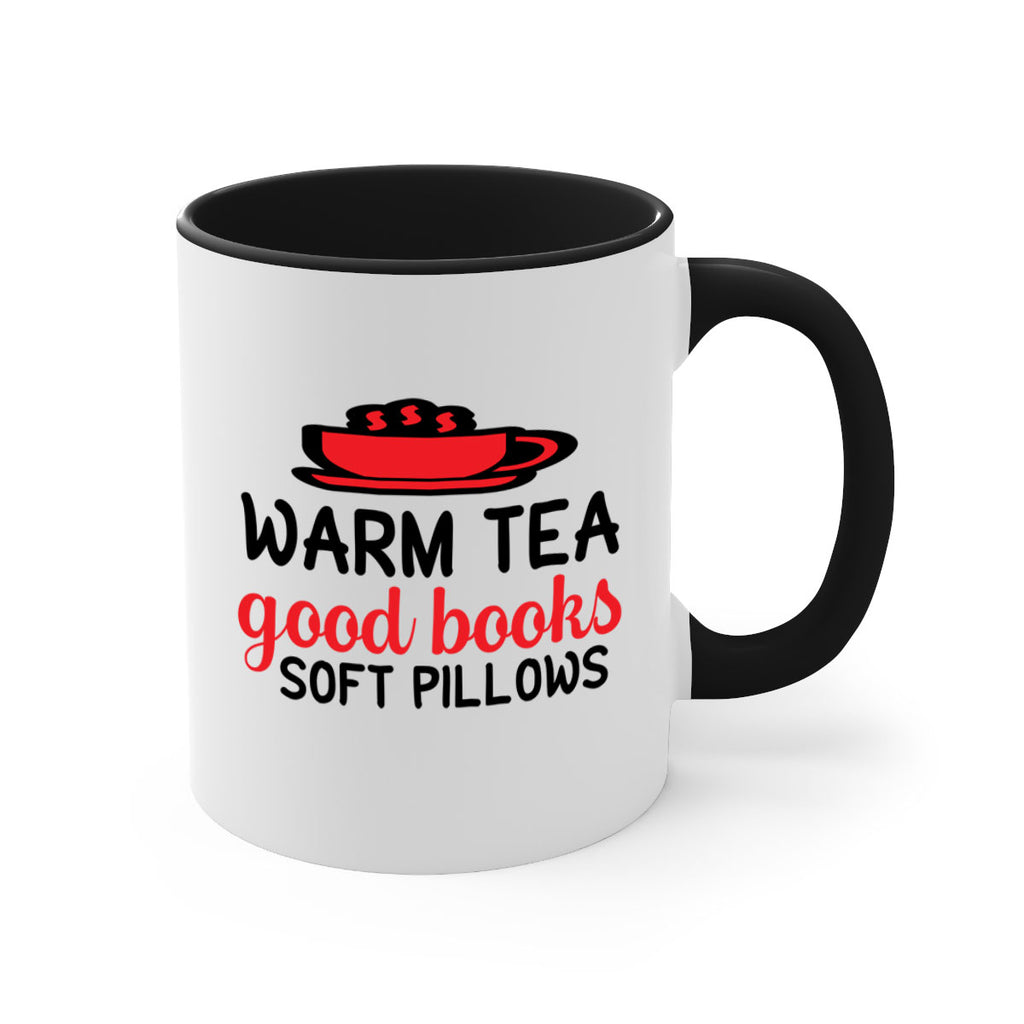 Warm tea good books soft pillows 448#- winter-Mug / Coffee Cup