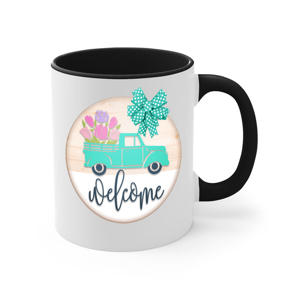 Welcome spring truck Mockup578#- spring-Mug / Coffee Cup