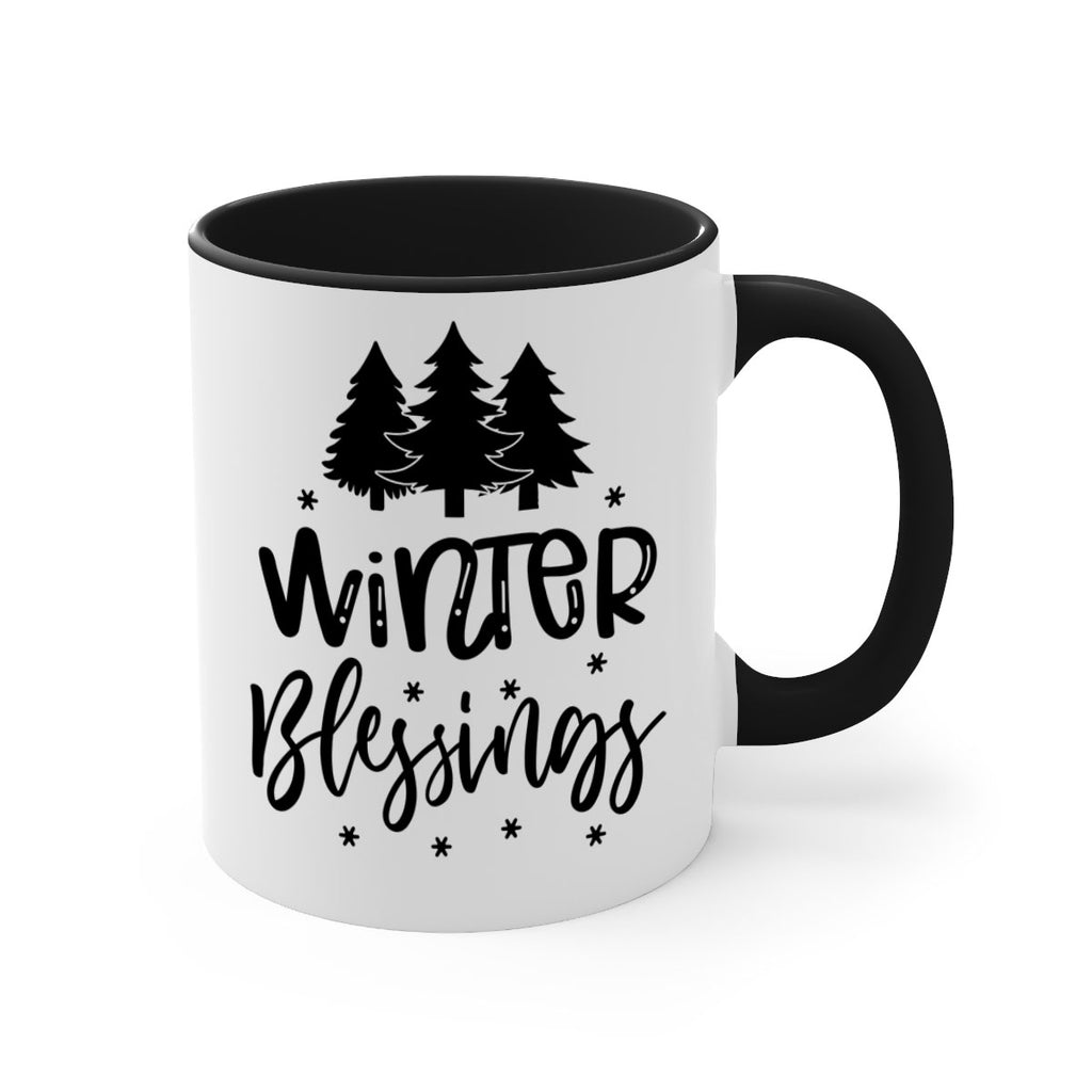 Winter Blessings 489#- winter-Mug / Coffee Cup