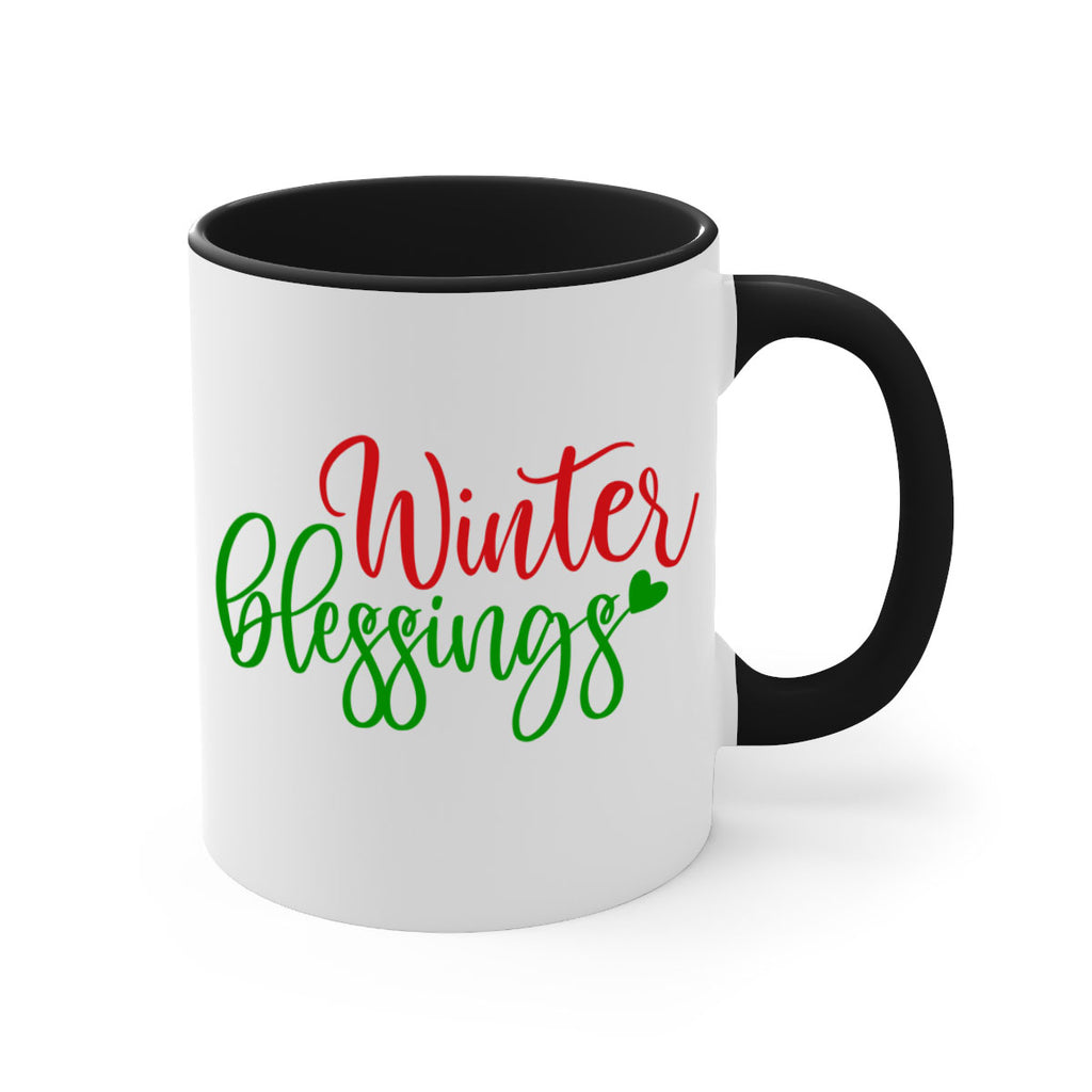 Winter Blessings 492#- winter-Mug / Coffee Cup