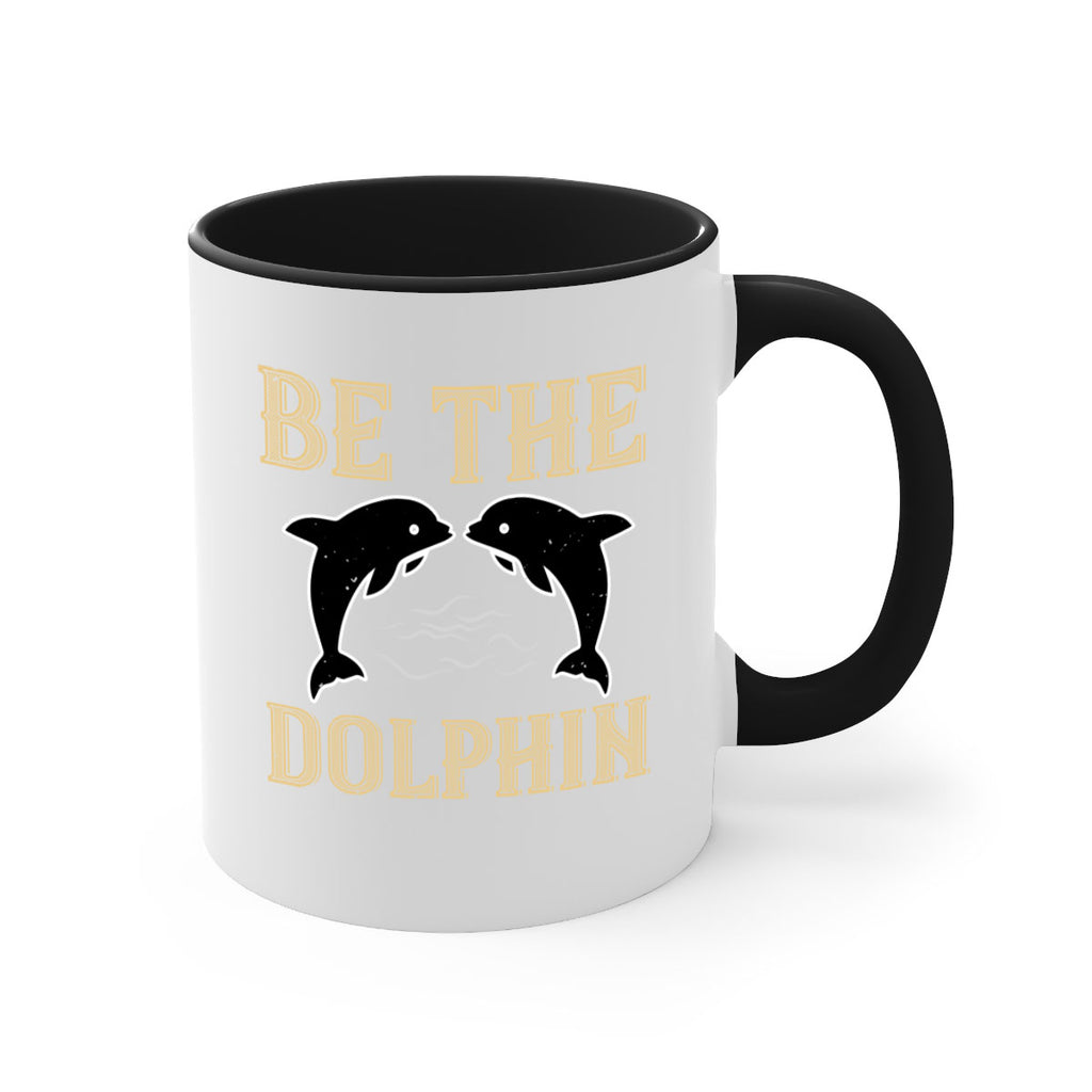 be the dolphin 1428#- swimming-Mug / Coffee Cup