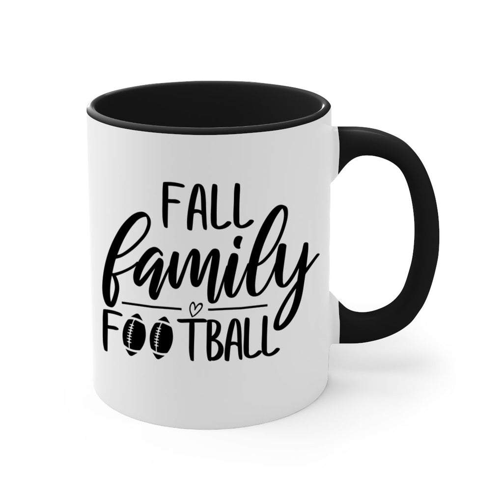 fall family football 100#- fall-Mug / Coffee Cup