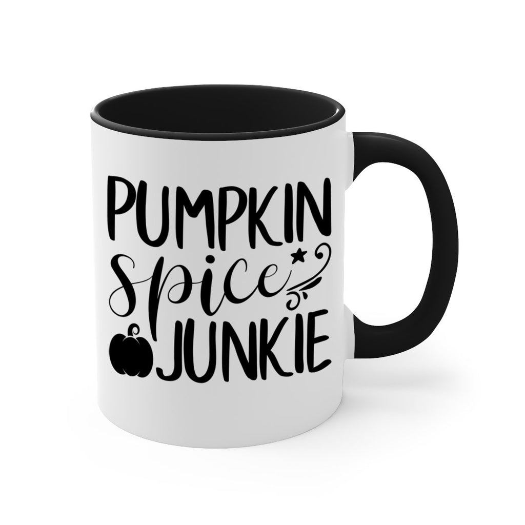pumpkin spice junkie 548#- fall-Mug / Coffee Cup