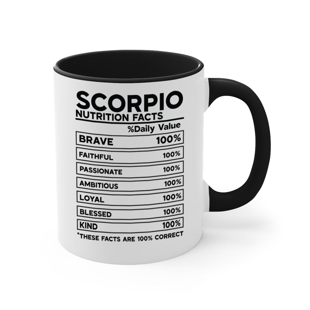 scorpio Nutrition Facts 434#- zodiac-Mug / Coffee Cup