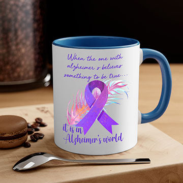 AlzheimerS Awareness Purple Ribbon 17#- alzheimers-Mug / Coffee Cup