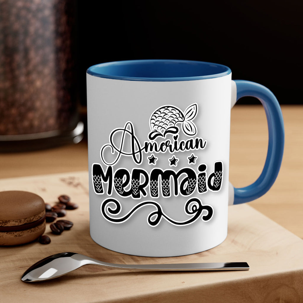 American Mermaid 15#- mermaid-Mug / Coffee Cup