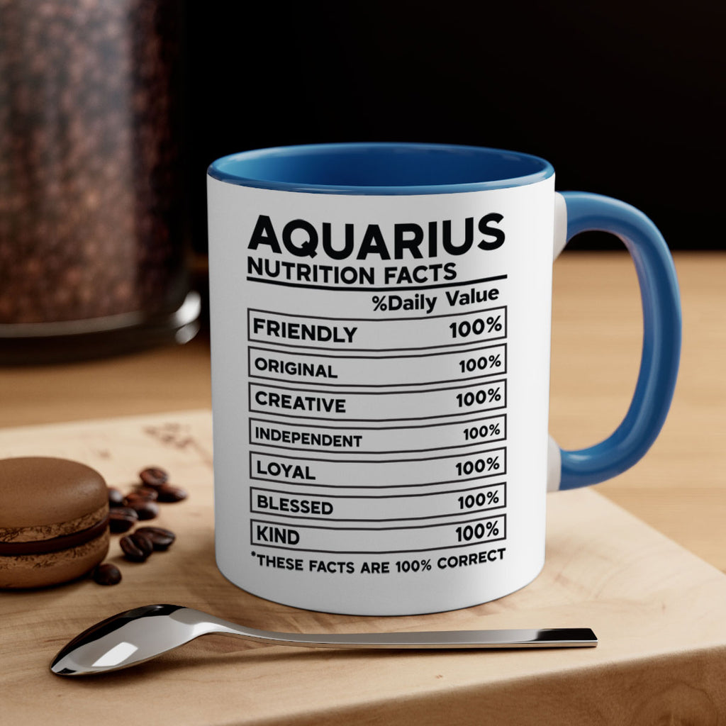 Aquarius Nutrition Facts 67#- zodiac-Mug / Coffee Cup