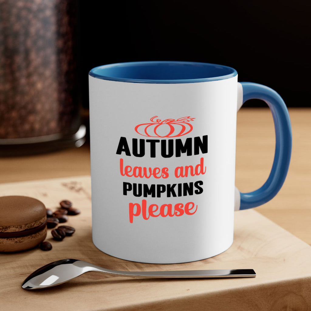 Autumn leaves and pumpkins please 27#- fall-Mug / Coffee Cup