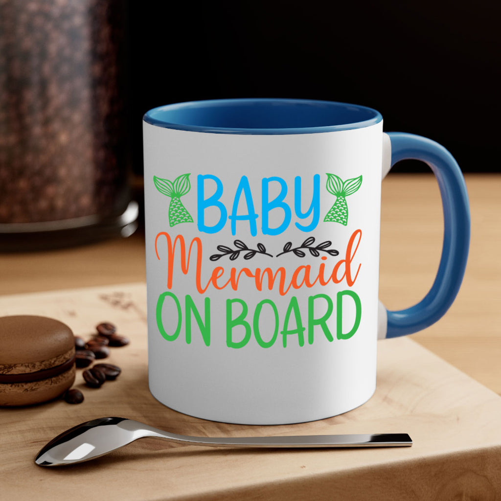 Baby Mermaid On Board 33#- mermaid-Mug / Coffee Cup