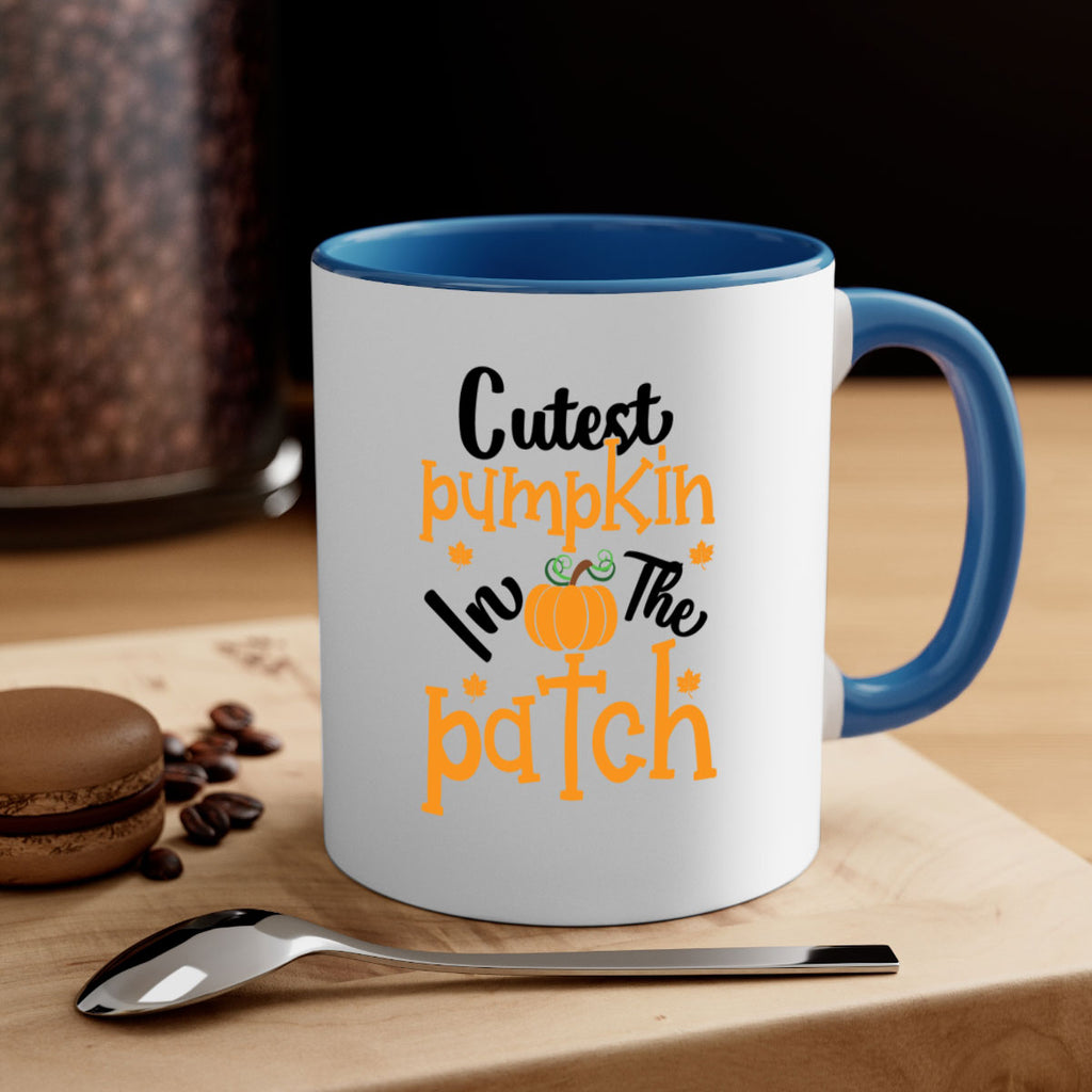Cutestpumpkininthepatch 66#- fall-Mug / Coffee Cup