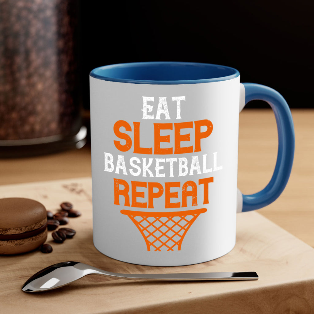 Eat more sleep basketball repeat 1321#- basketball-Mug / Coffee Cup