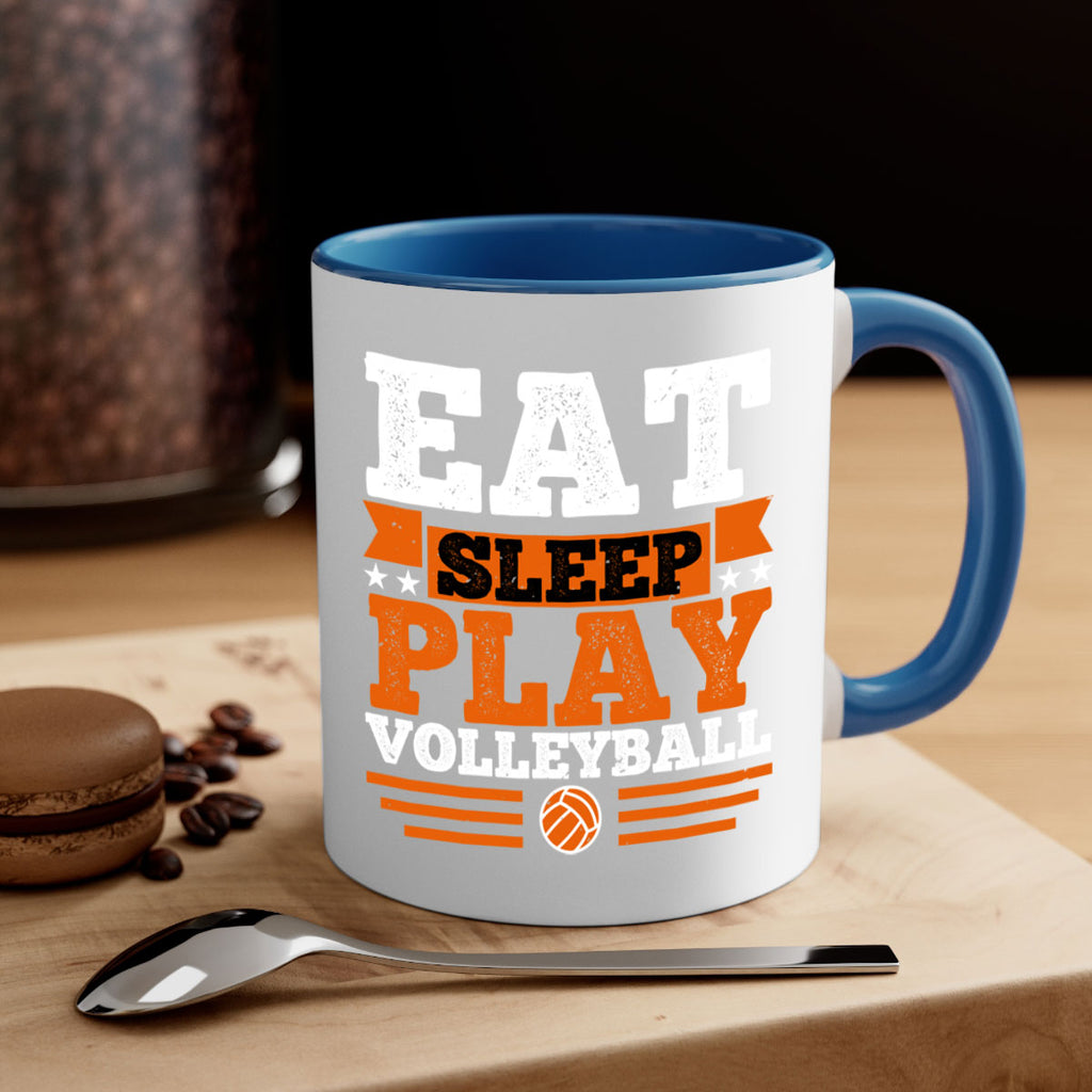 Eat sleep play volleyball 2340#- basketball-Mug / Coffee Cup