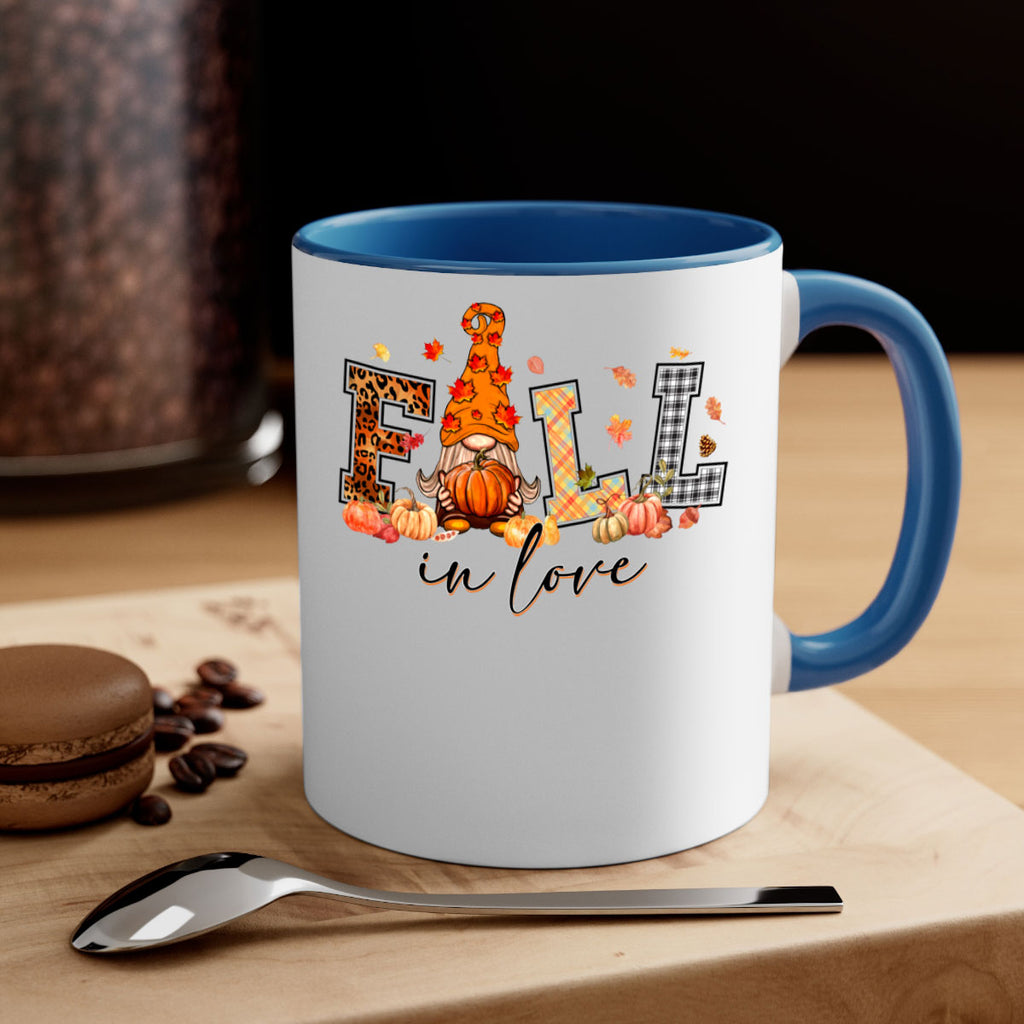 FALLinloveFallGnome 151#- fall-Mug / Coffee Cup