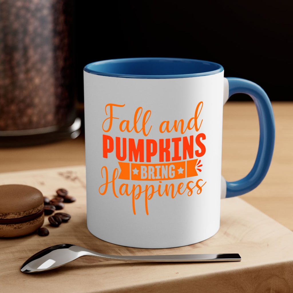 Fall And Pumpkins Bring Happiness Design 84#- fall-Mug / Coffee Cup