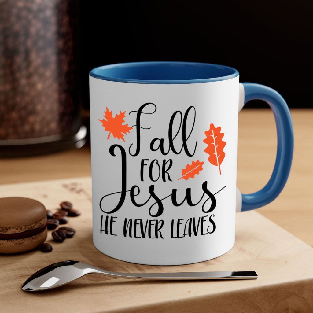 Fall For Jesus He Never Leaves 101#- fall-Mug / Coffee Cup