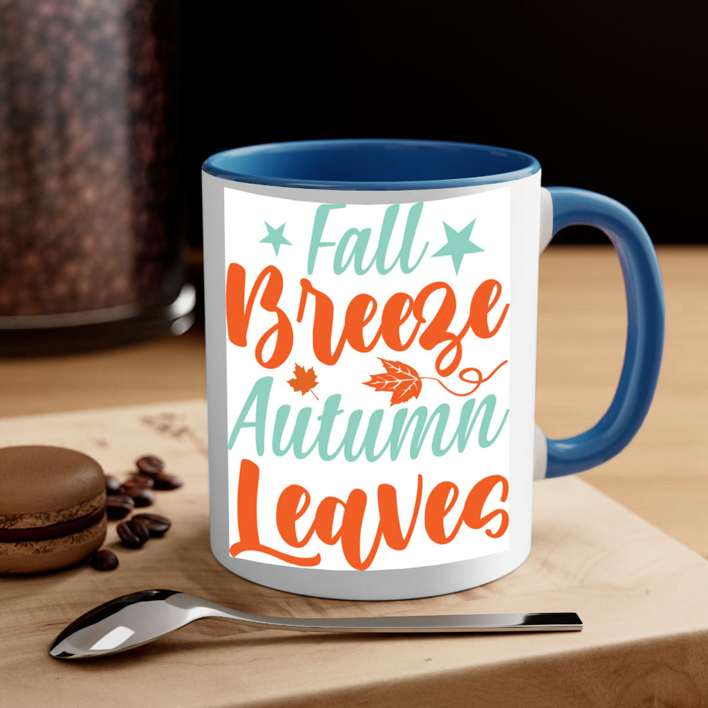 FallBreezeAutumnLeaves 147#- fall-Mug / Coffee Cup