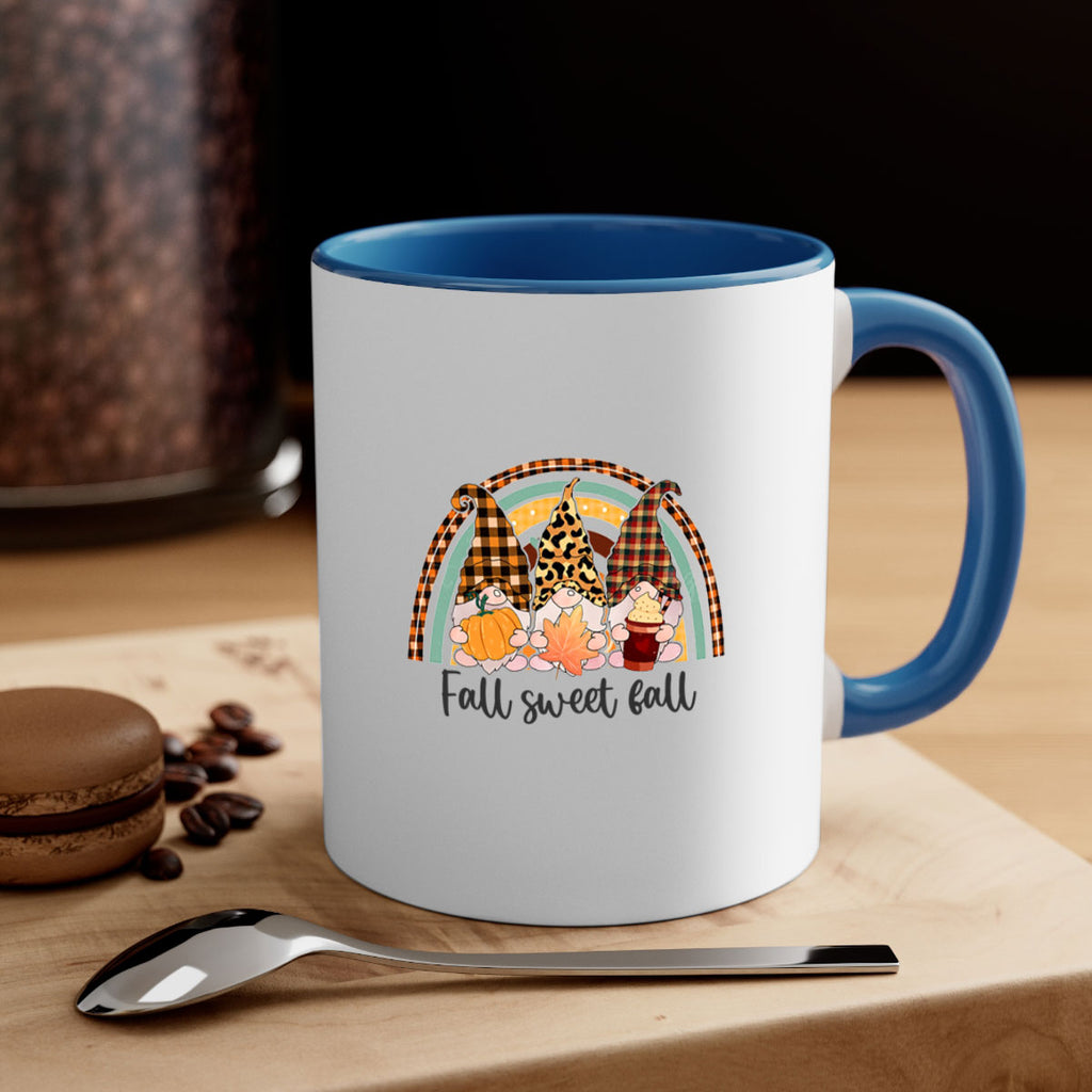 FallSweetFallGnomeRainbow 162#- fall-Mug / Coffee Cup