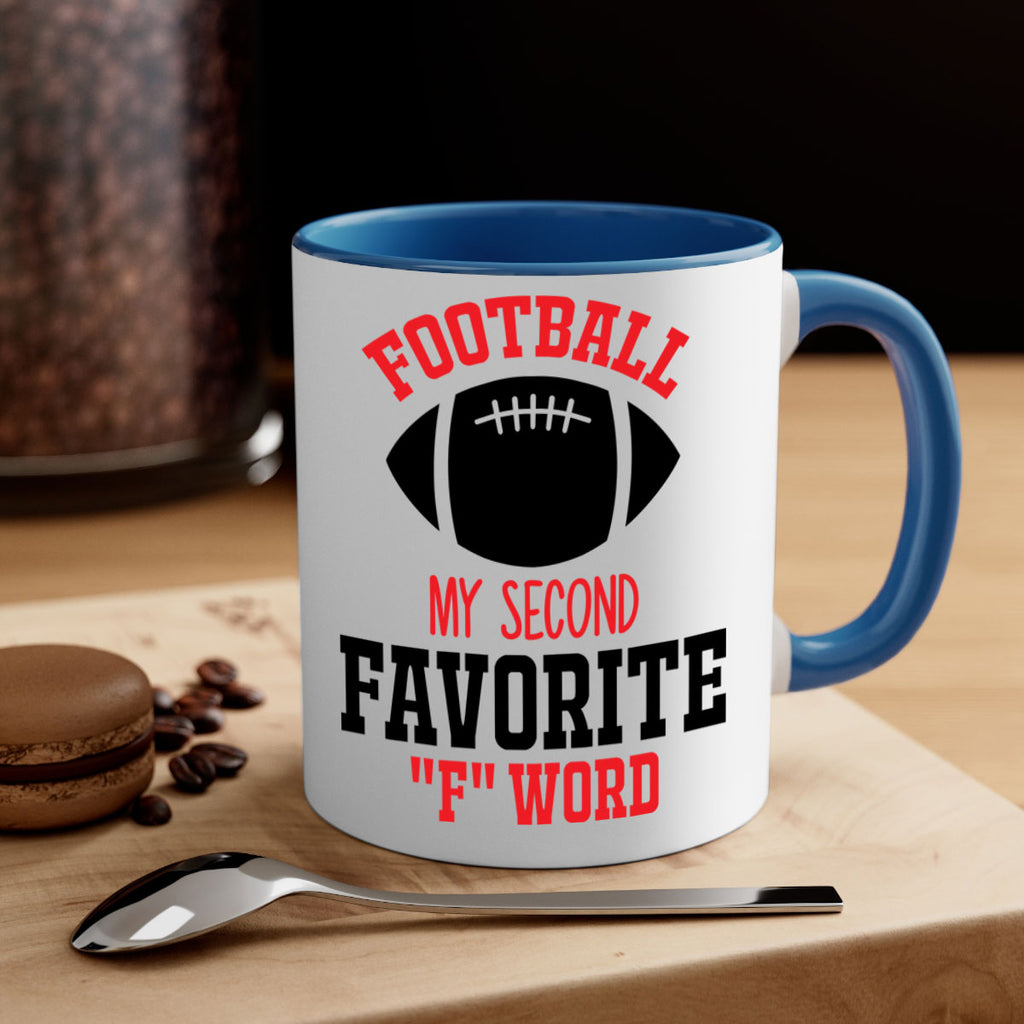 Football my second favorite F word 1234#- football-Mug / Coffee Cup