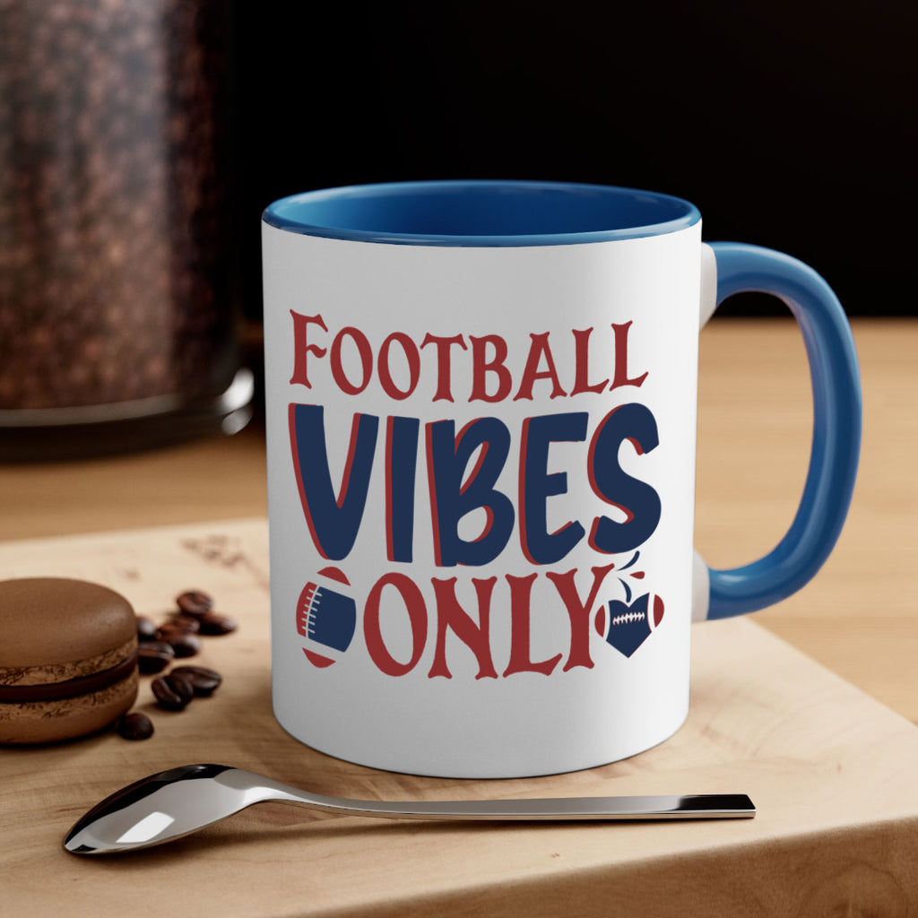 Football vibes only 1543#- football-Mug / Coffee Cup