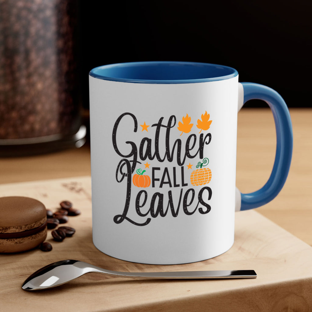 Gatherfallleaves 189#- fall-Mug / Coffee Cup