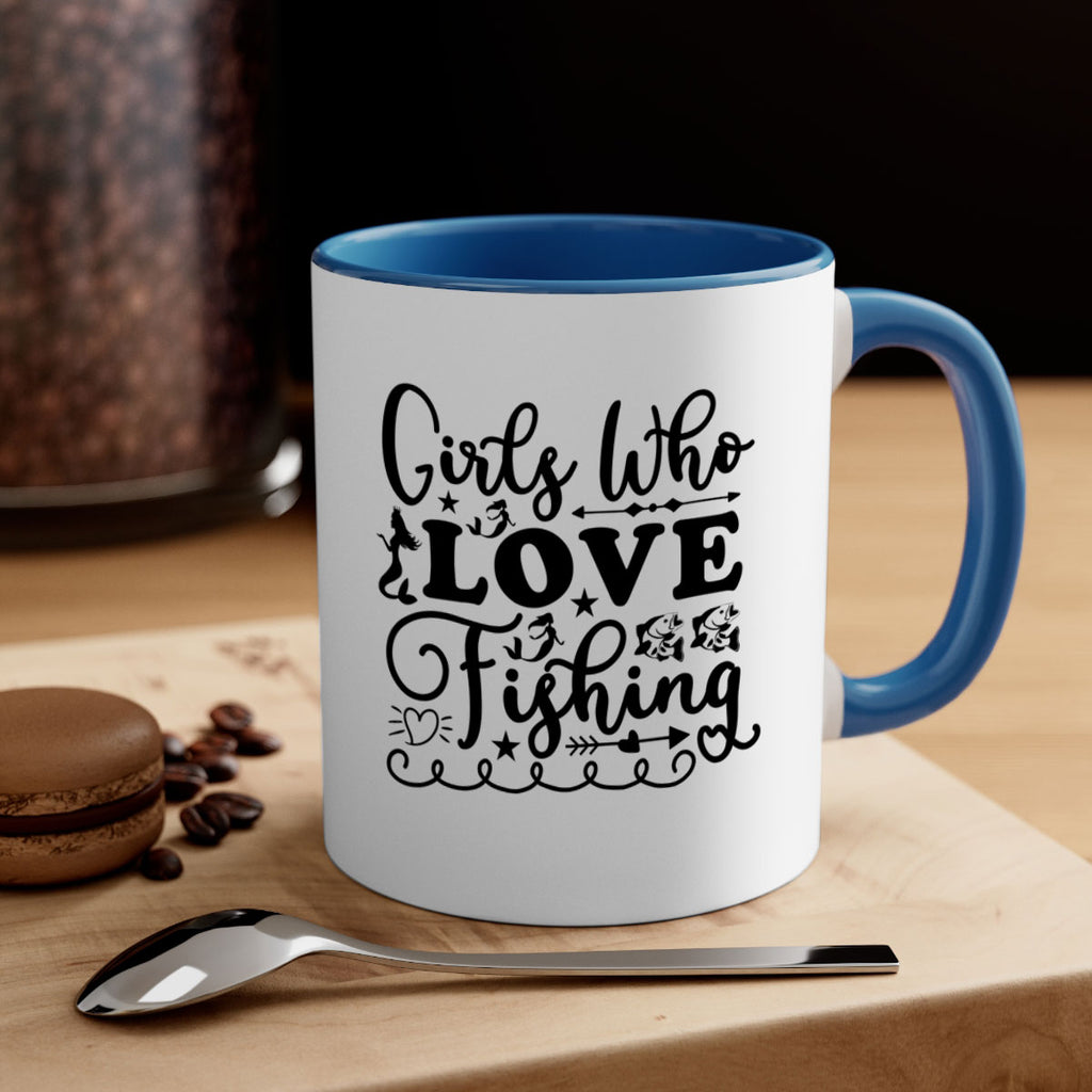 Girls Who Love Fishing 188#- mermaid-Mug / Coffee Cup
