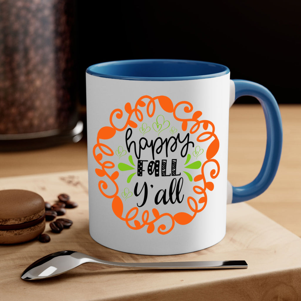 Happy Fall Y all 227#- fall-Mug / Coffee Cup