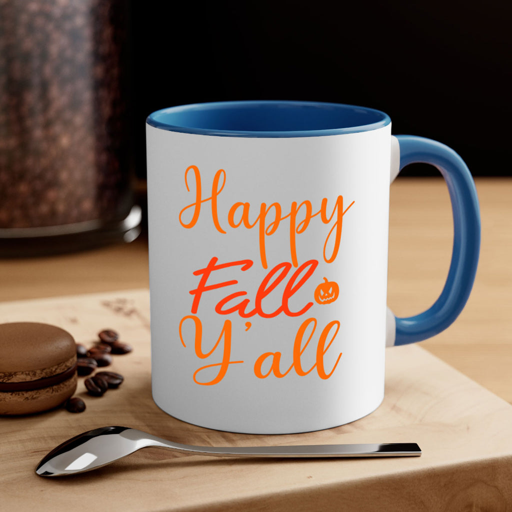 Happy Fall Yall Design 233#- fall-Mug / Coffee Cup