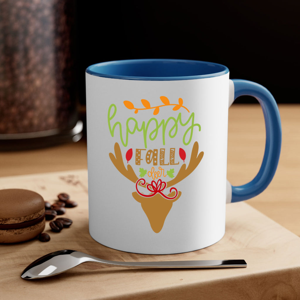 Happy Fall deer 219#- fall-Mug / Coffee Cup