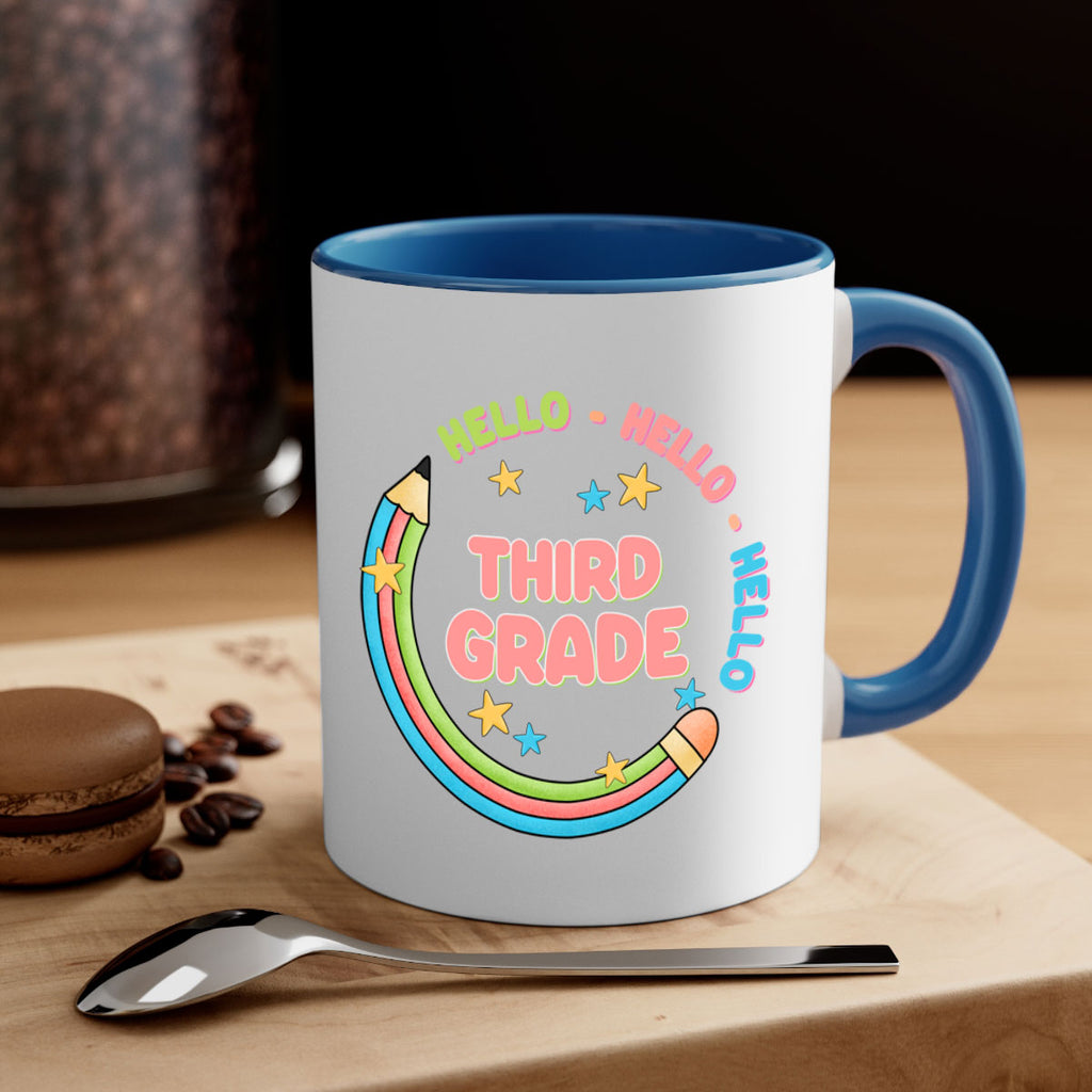 Hello 3rd Grade Pencil 10#- Third Grade-Mug / Coffee Cup
