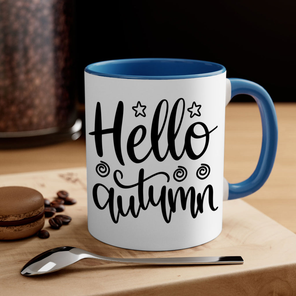 Hello Autumn 270#- fall-Mug / Coffee Cup