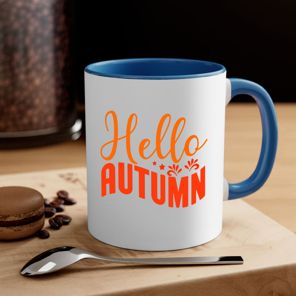 Hello Autumn Design 268#- fall-Mug / Coffee Cup
