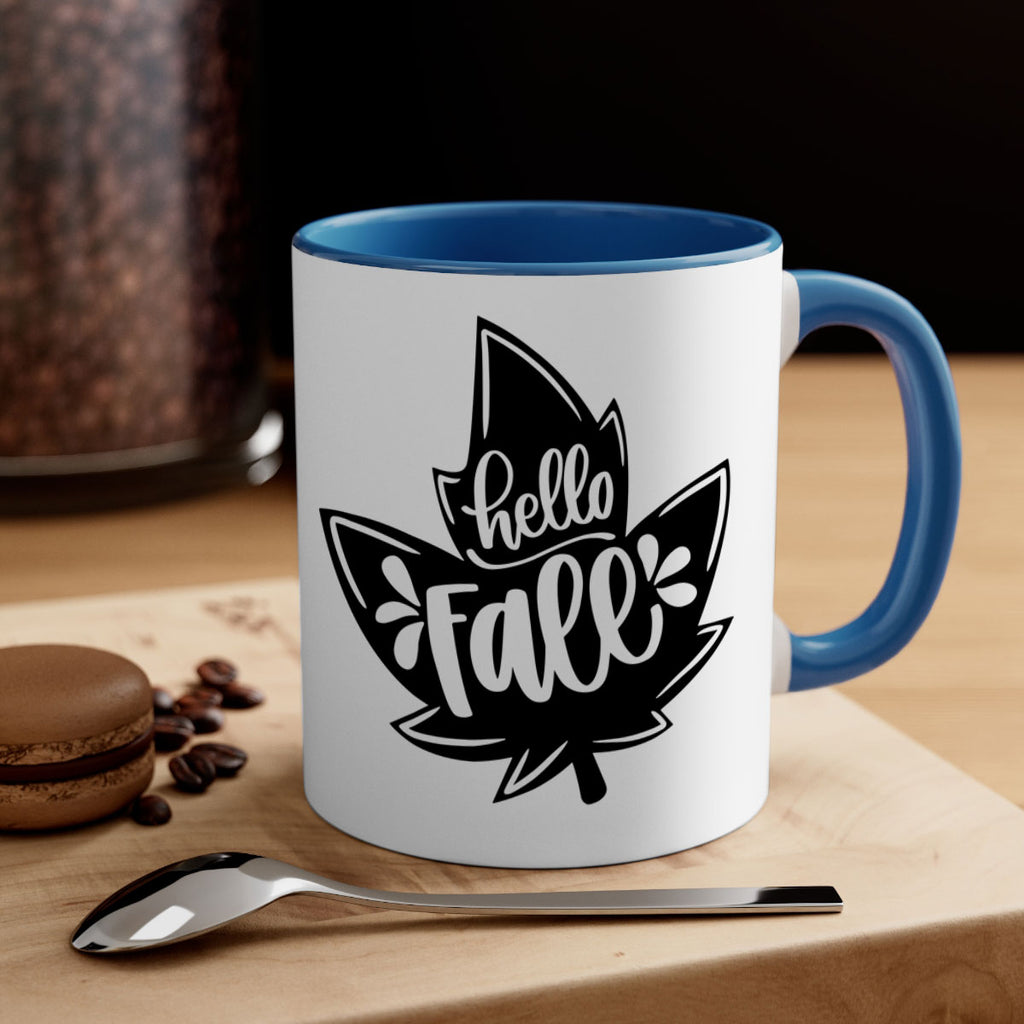 Hello Fall 494#- fall-Mug / Coffee Cup