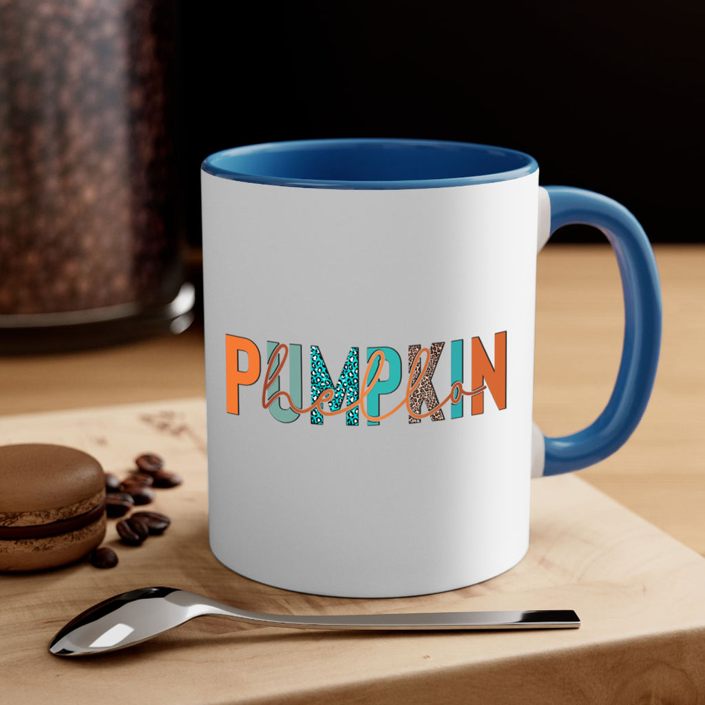 Hello Pumpkin 285#- fall-Mug / Coffee Cup