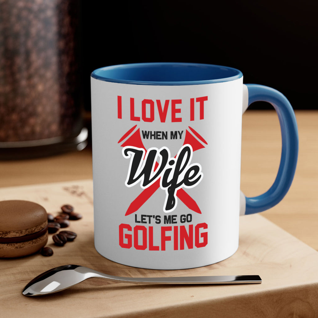 I love 1101#- golf-Mug / Coffee Cup