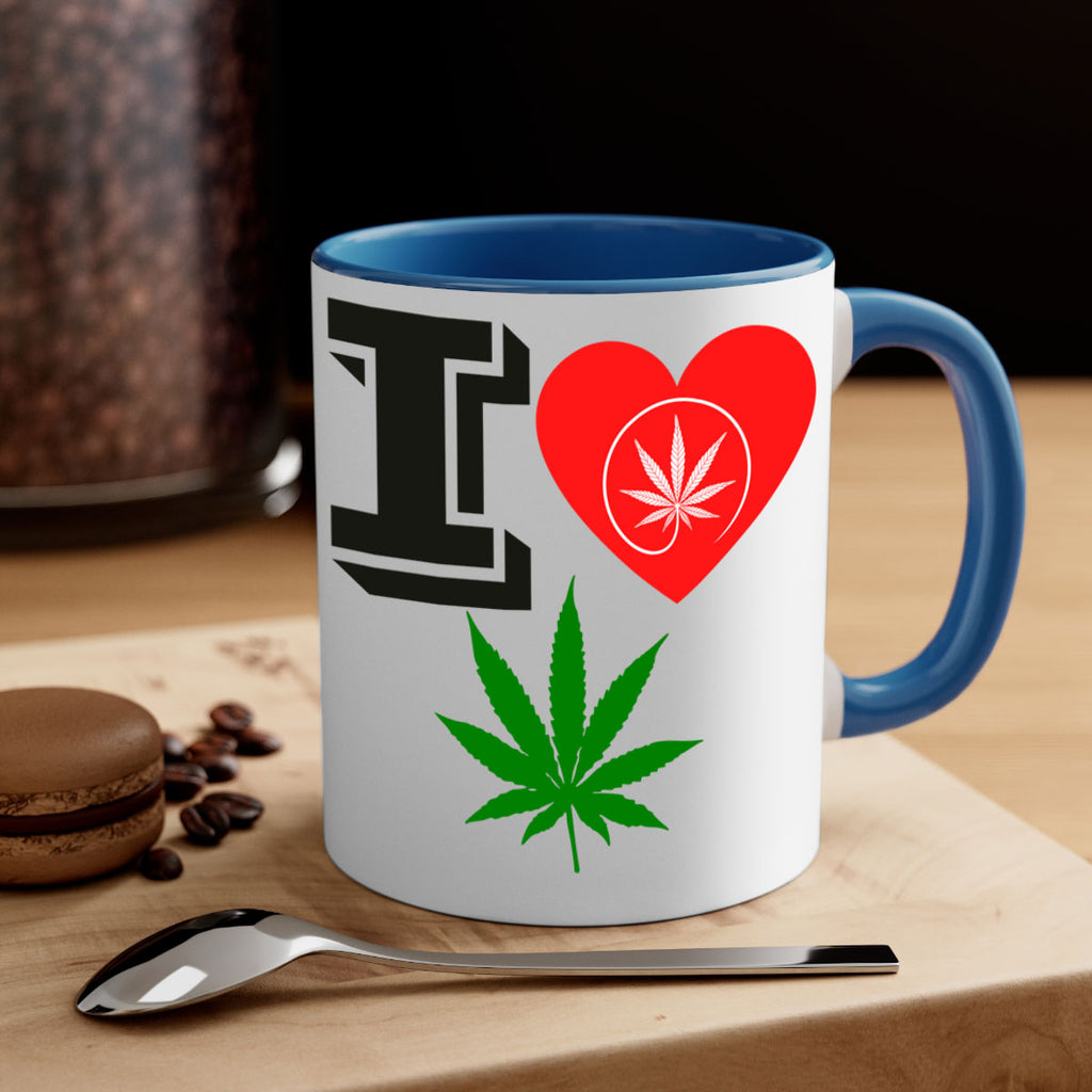 I love Cannabis heart 126#- marijuana-Mug / Coffee Cup