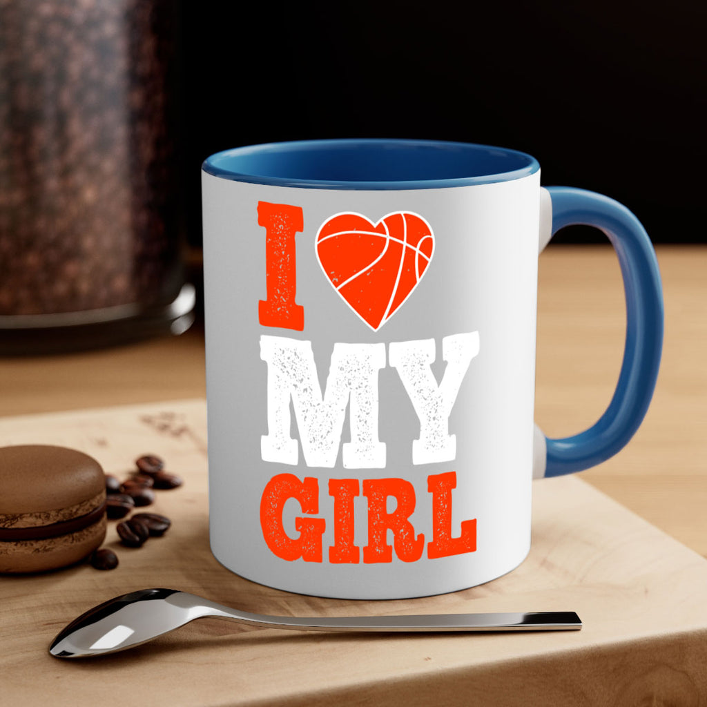 I love my girl 2245#- basketball-Mug / Coffee Cup