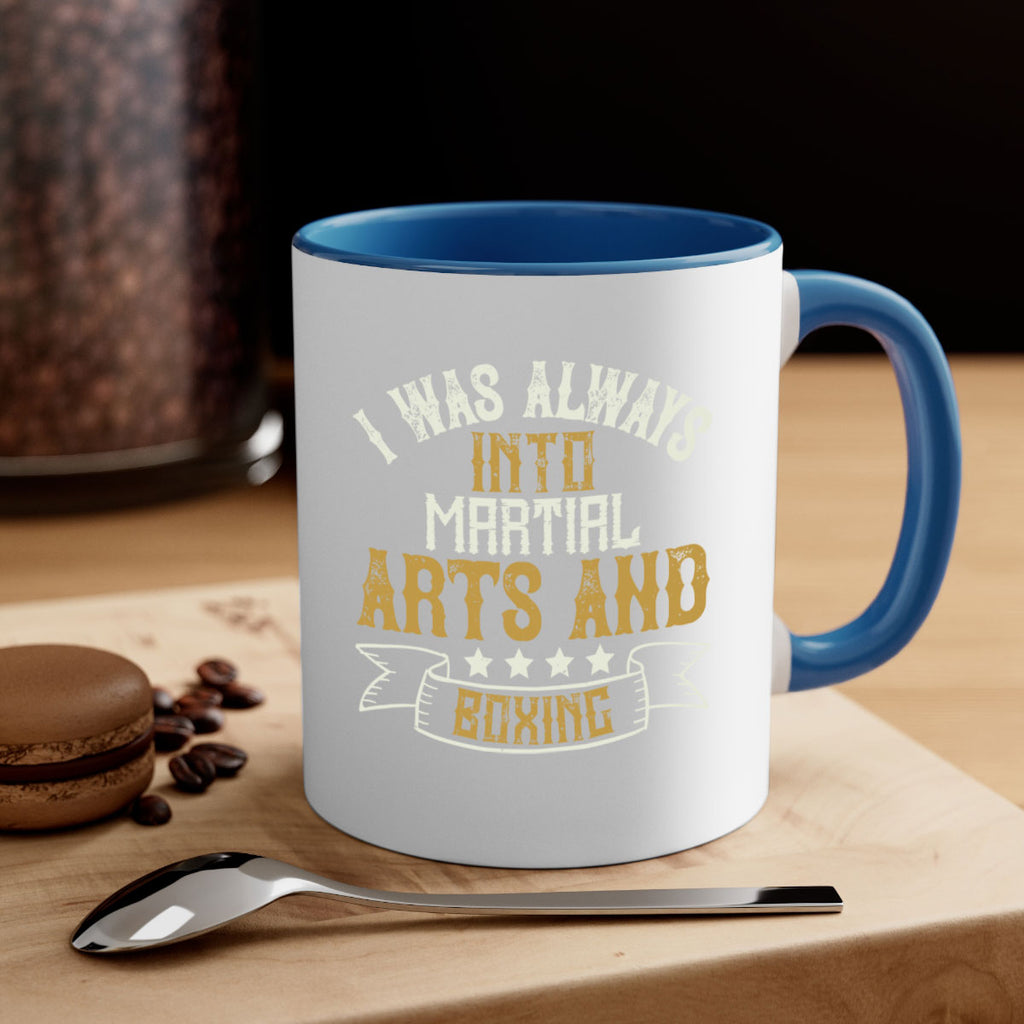 I was always into martial arts and boxing 1987#- boxing-Mug / Coffee Cup