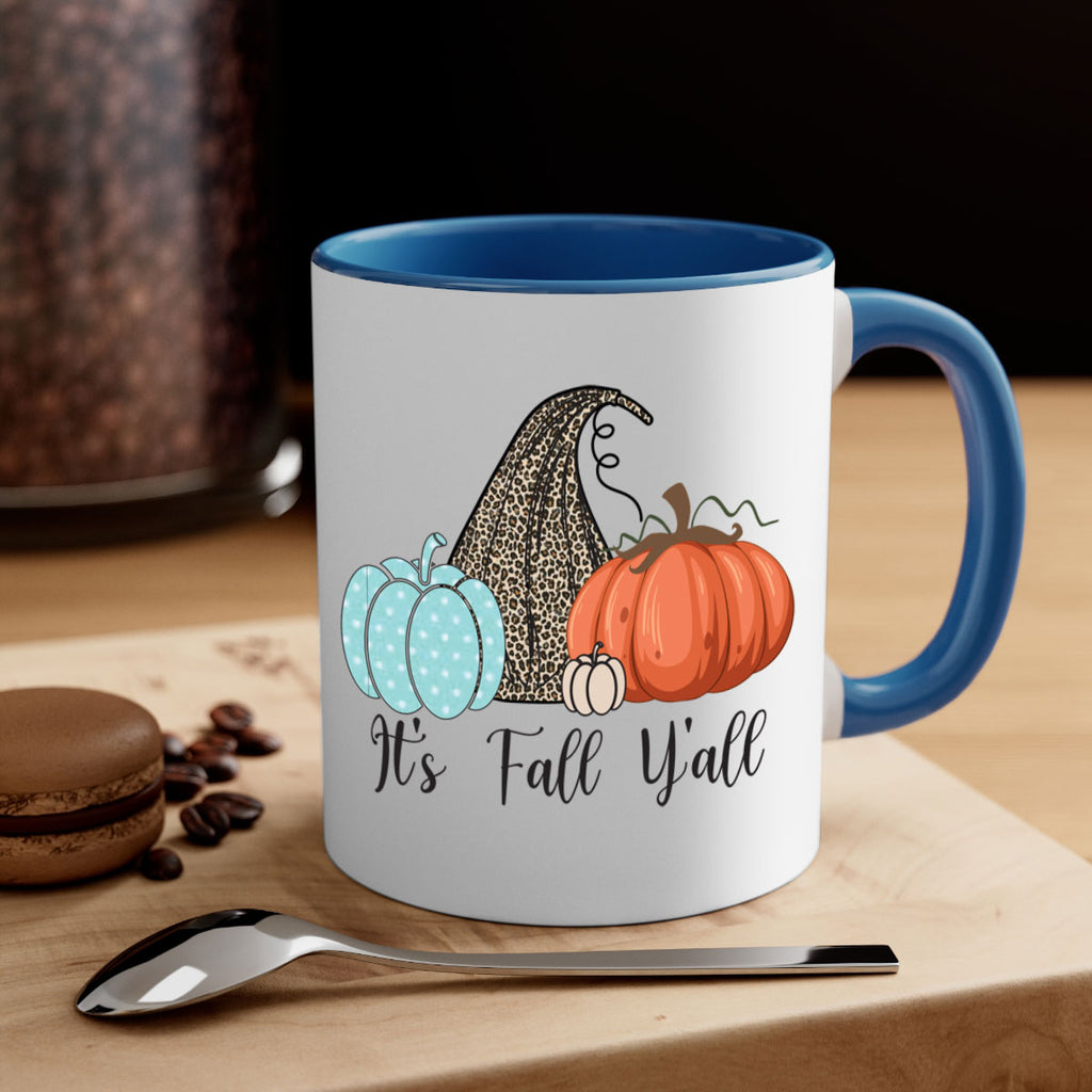 It s Fall Y all Pumpkin 363#- fall-Mug / Coffee Cup
