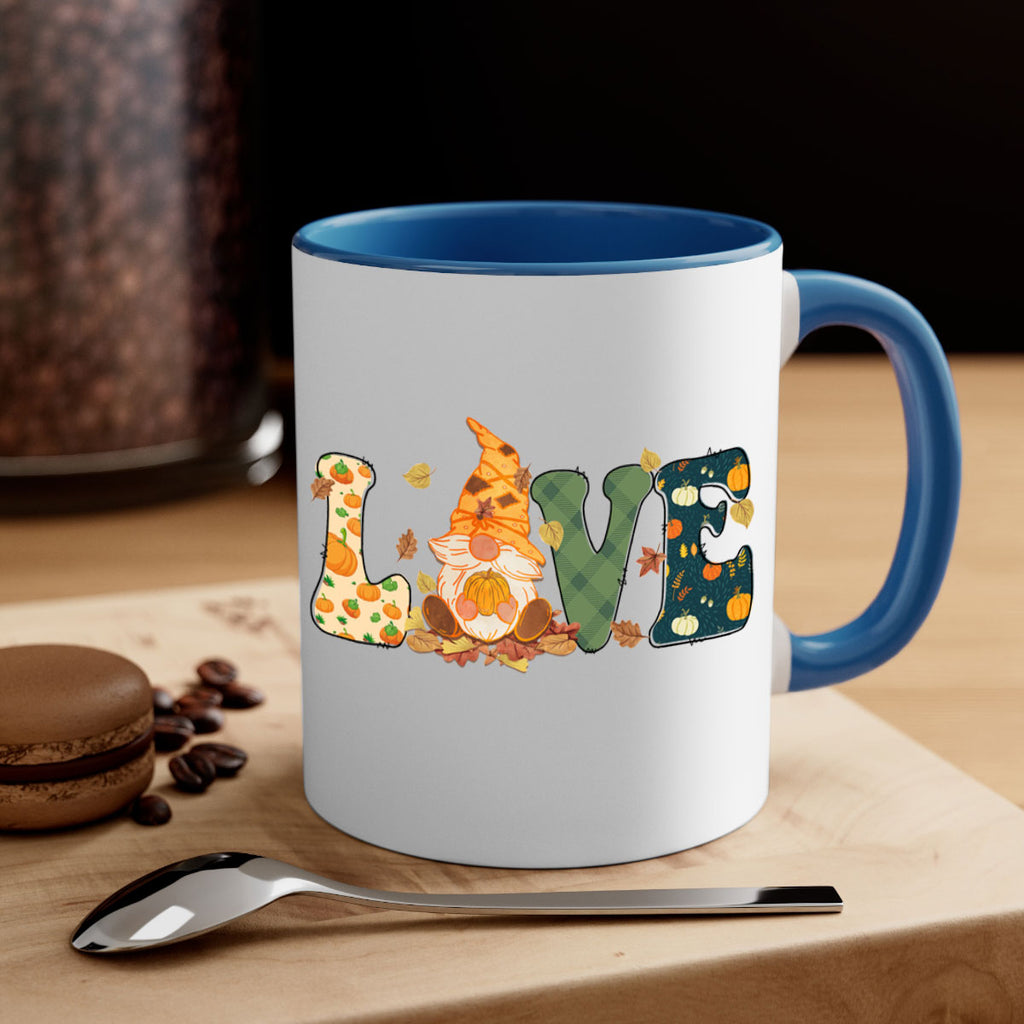 LOVEFallAutumnGnome 415#- fall-Mug / Coffee Cup