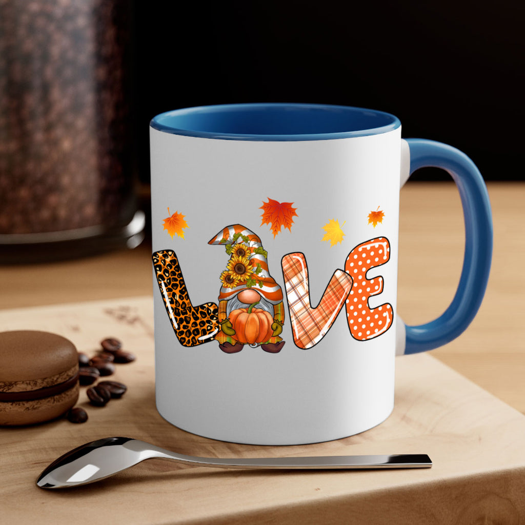 LOVEFallGnomeAutumn 416#- fall-Mug / Coffee Cup