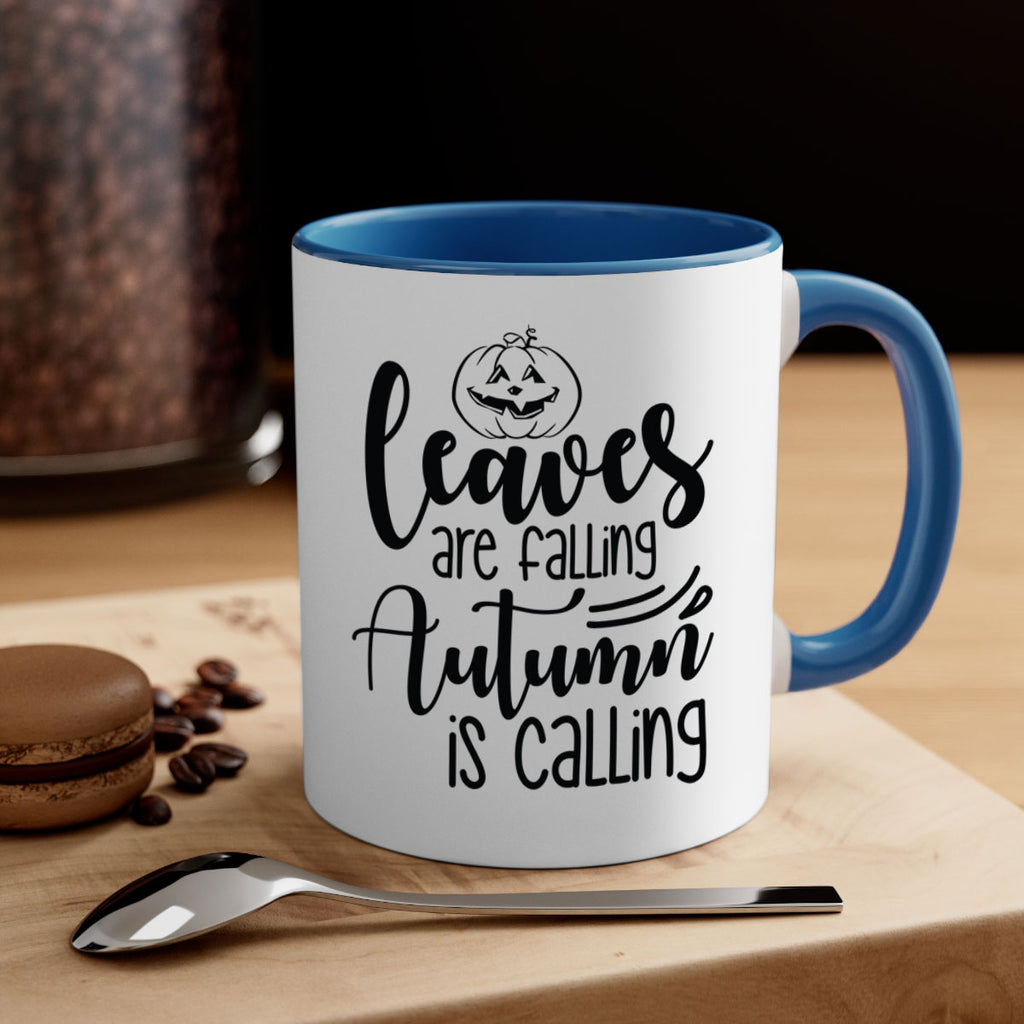 Leaves Are Falling Autumn Is Calling 393#- fall-Mug / Coffee Cup