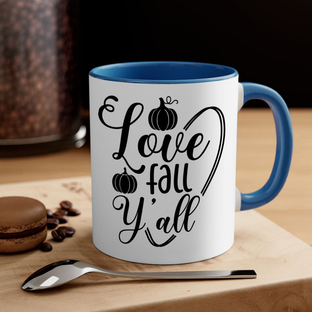 Love Fall Yall 412#- fall-Mug / Coffee Cup