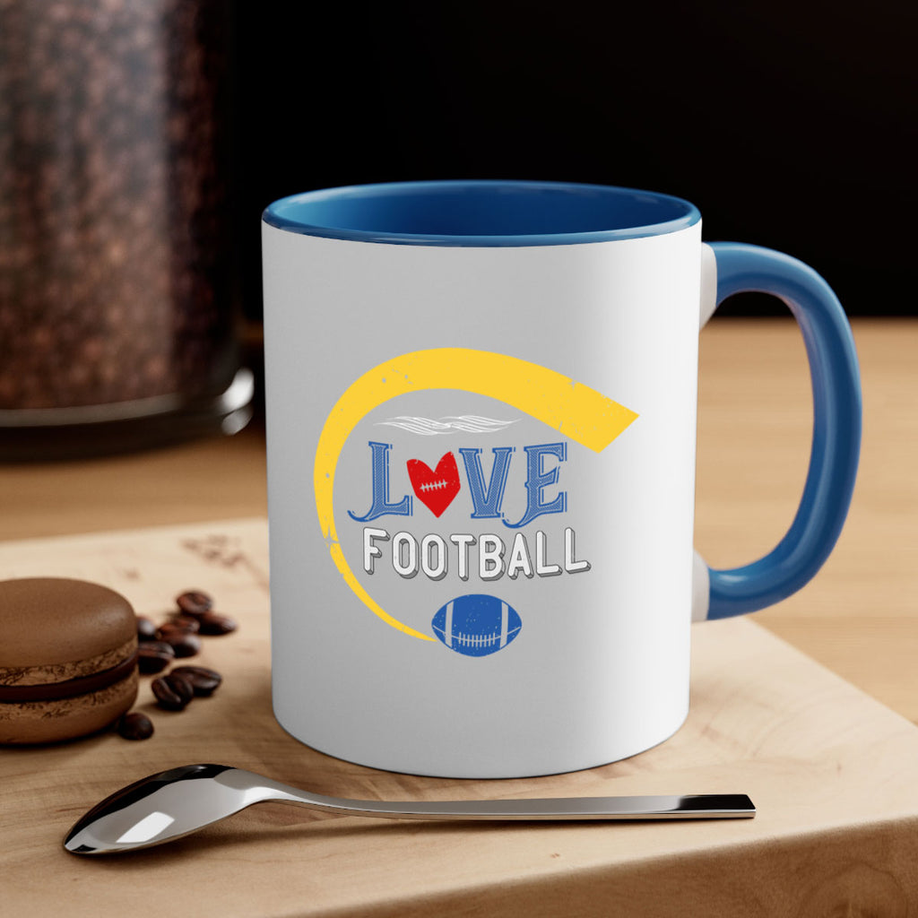 Love football 733#- football-Mug / Coffee Cup