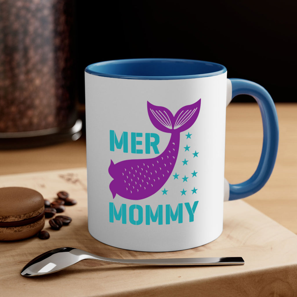 Mer Mommy 342#- mermaid-Mug / Coffee Cup