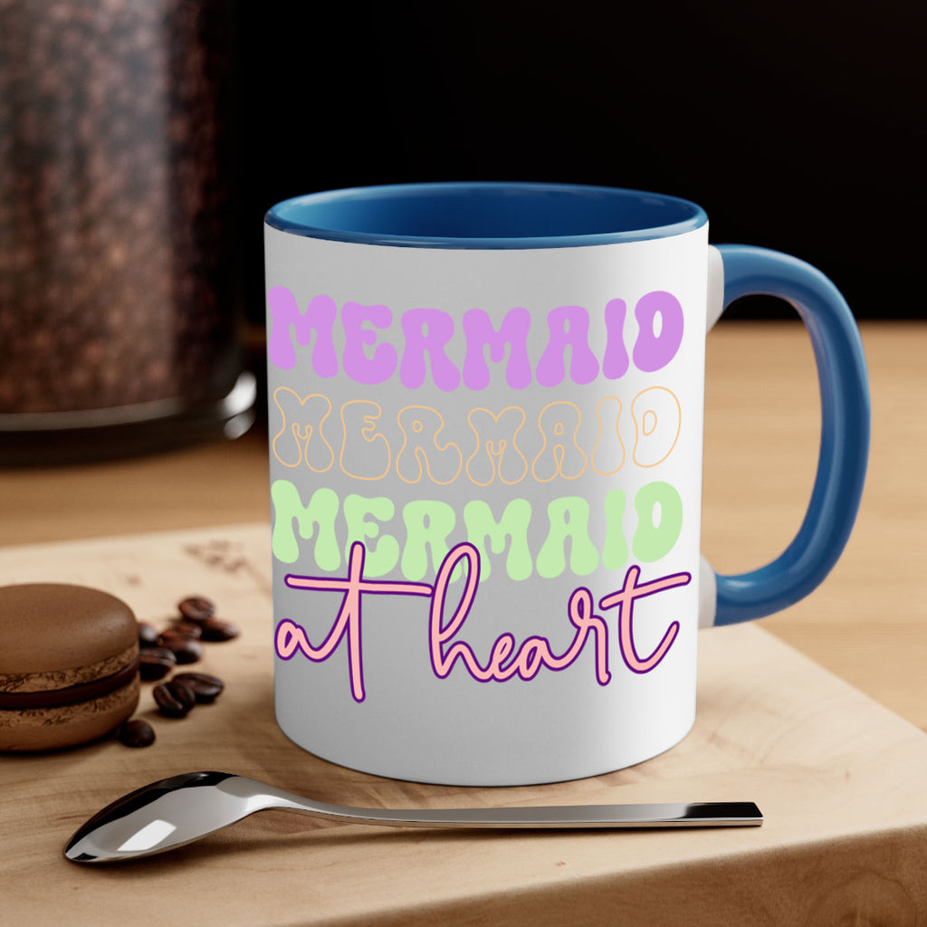 Mermaid At Heart 394#- mermaid-Mug / Coffee Cup