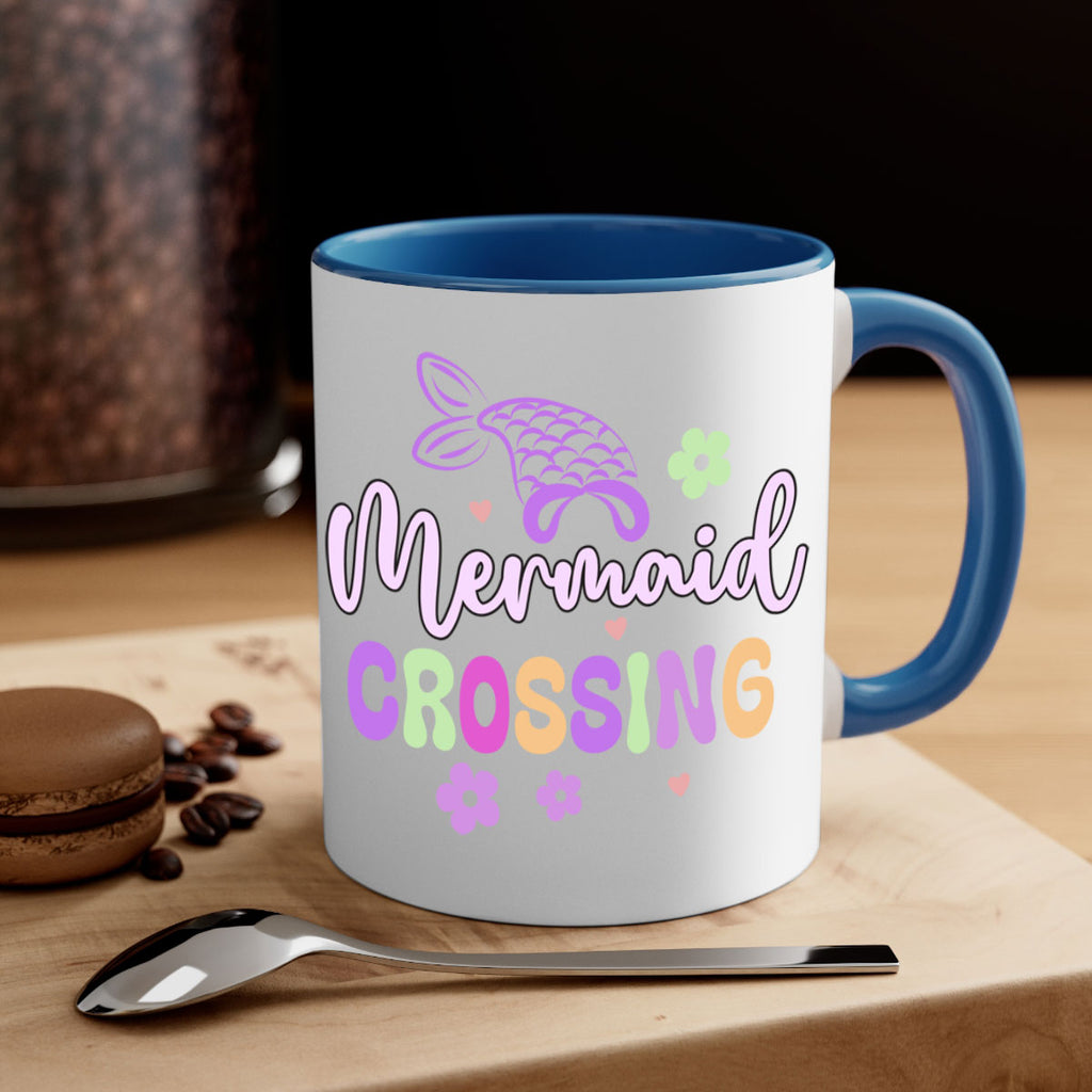 Mermaid Crossing 401#- mermaid-Mug / Coffee Cup