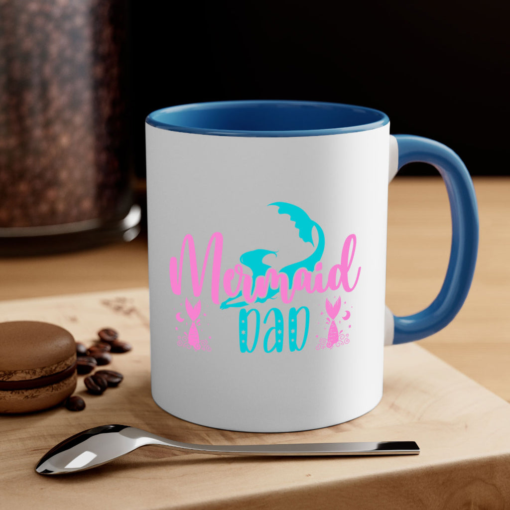Mermaid Dad 356#- mermaid-Mug / Coffee Cup